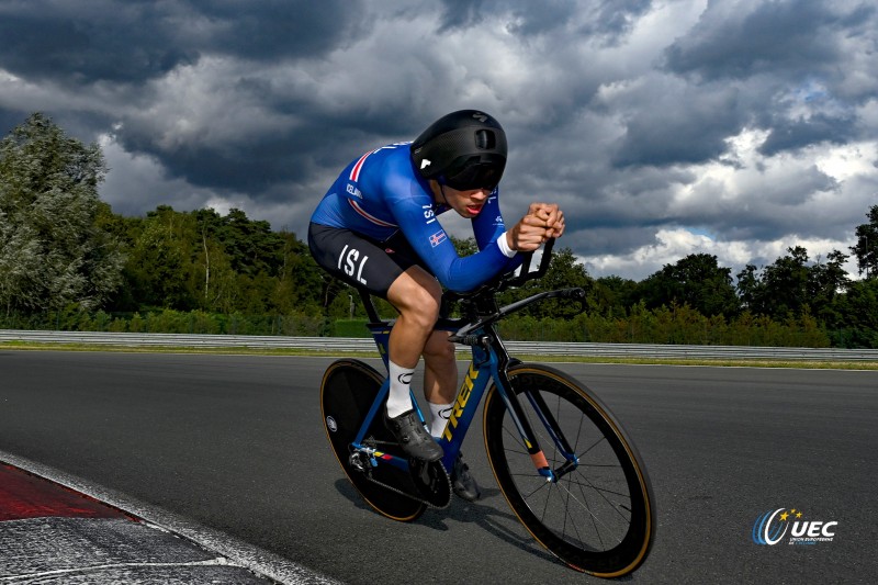 2024 UEC Road European Championships - Limburg - Flanders - Men Elite Individual Time Trial 31,2 km - 11/09/2024 - Kristinn Johnson (ISL) - photo Ivan Benedetto/SprintCyclingAgency?2024